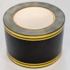 А810 Черная лента с золотой полосой 8х50.