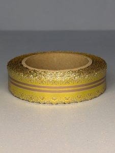 Лента 3 см х 25ярд Ажурная бронзовый