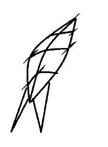 Каркас рыбка 1м