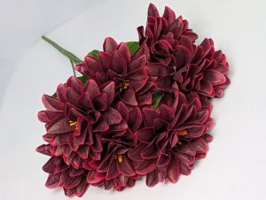 Б2784 Букет георгин 7г.