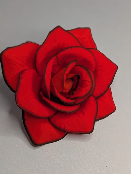Г216 Голова розы бархатной d-16см.