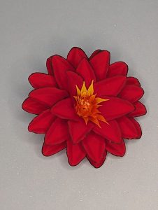 Г2240 Голова георгина бархатная d-12см.