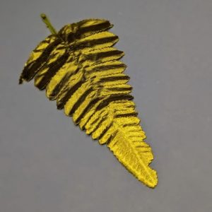 Л1891 Лист папоротника парча.