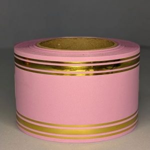 Лента с золотой полосой 8/50