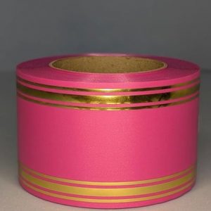 Лента с золотой полосой 8/50